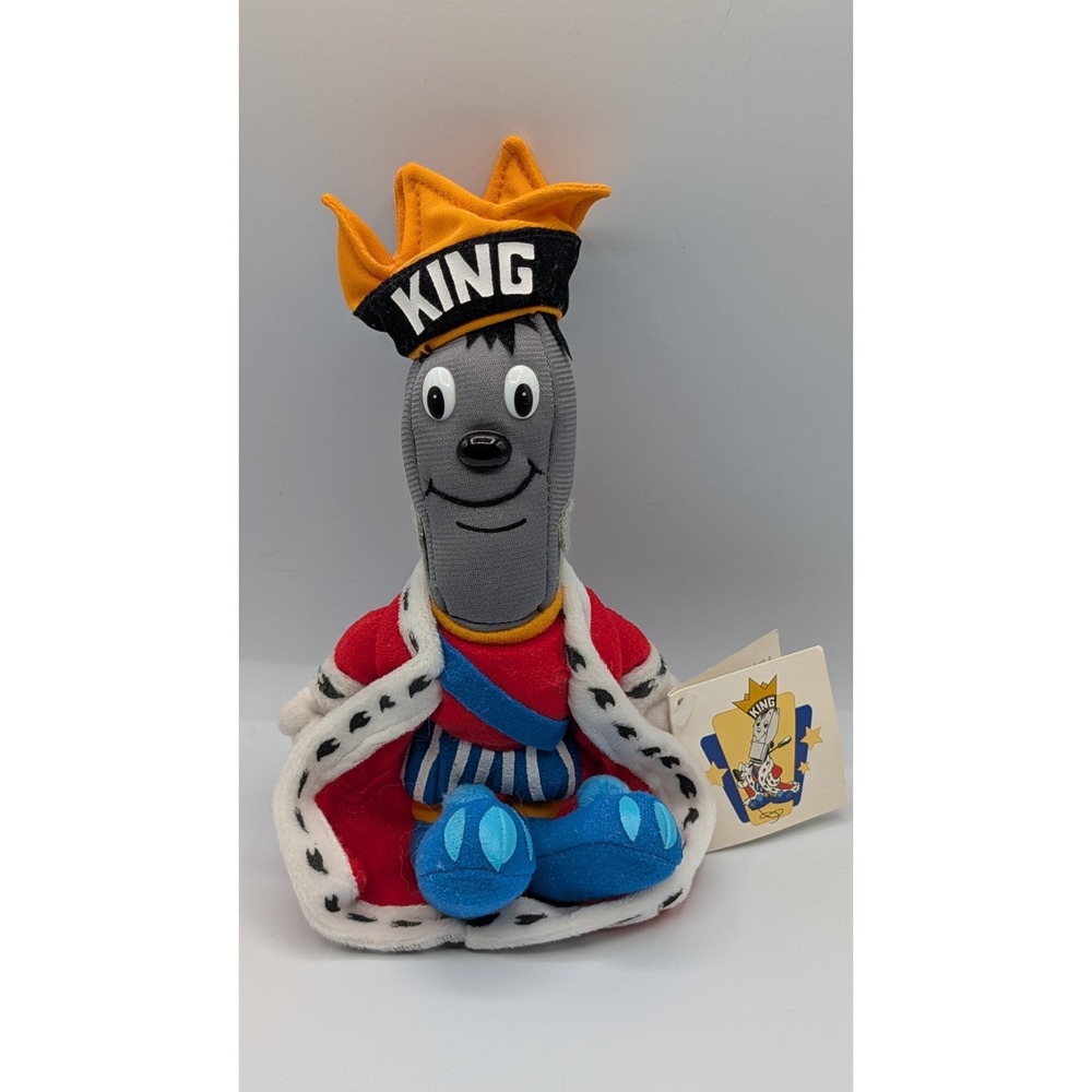 1998 KING 5 Seattle 50th Anniversary King Mike Microphone Plush Doll With Tags